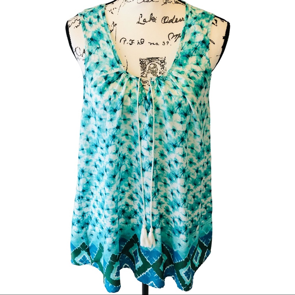 TieDye Tunic Tank Soft and Flowy